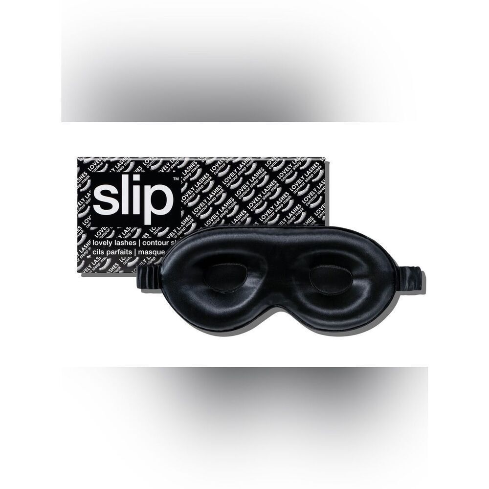 slip Contour Sleep Mask Packaging - Black & White